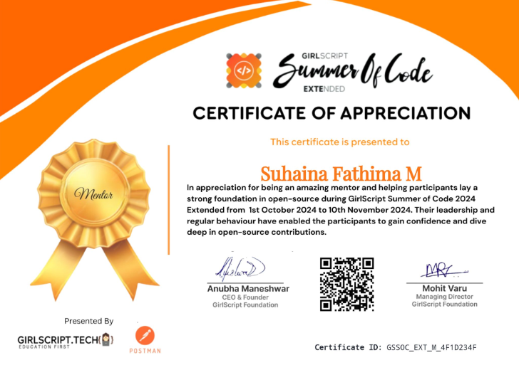 Suhaina Fathima M